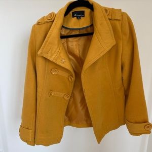 Forever 21 Yellow Jacket Small